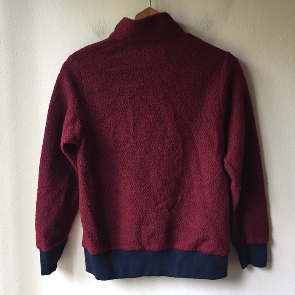Patagonia Woolyester Fleece Pullover Oxide Red - Picture 4 of 10